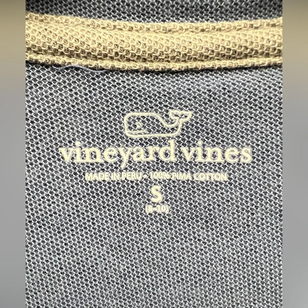 Vineyard Vines-‎ Grey Pima Cotton Quarter Zip - Size: Small